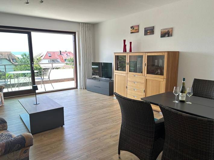 Ferienwohnung für 4 Personen, mit Seeblick und Ausblick sowie Balkon - 1