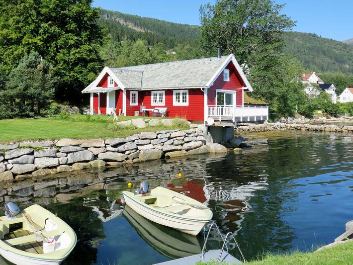 Ferienhaus für 6 Personen, mit Terrasse und Garten in Sognefjord