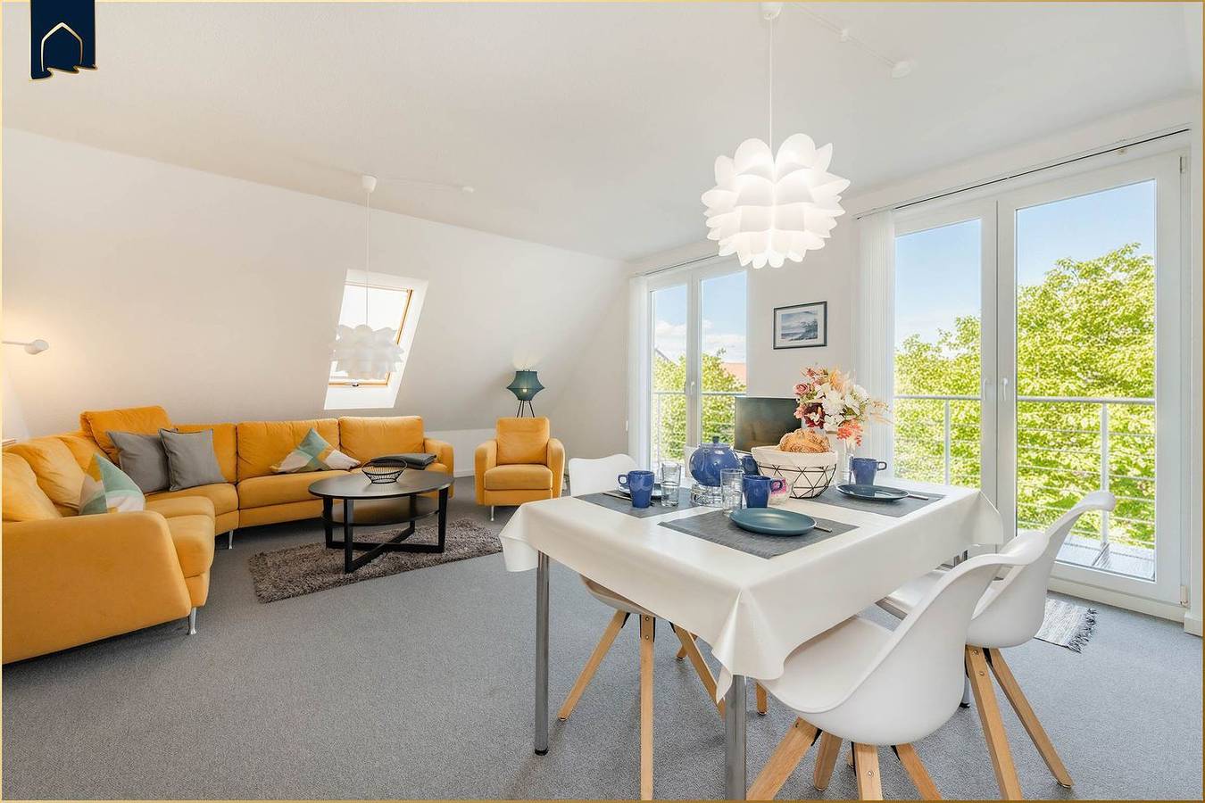 Ganze Wohnung, Komfortable Ferienunterkunft Thusnelda mit Balkon und Wlan in Koserow in Koserow, Bernsteinbäder