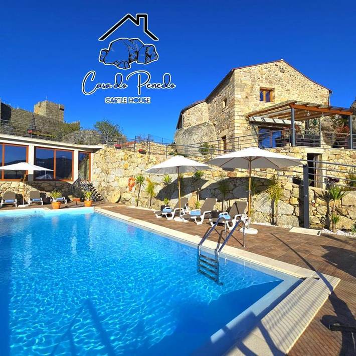 Casa de férias para 8 pessoas, com jardim e vista e ainda piscina em Celorico da Beira