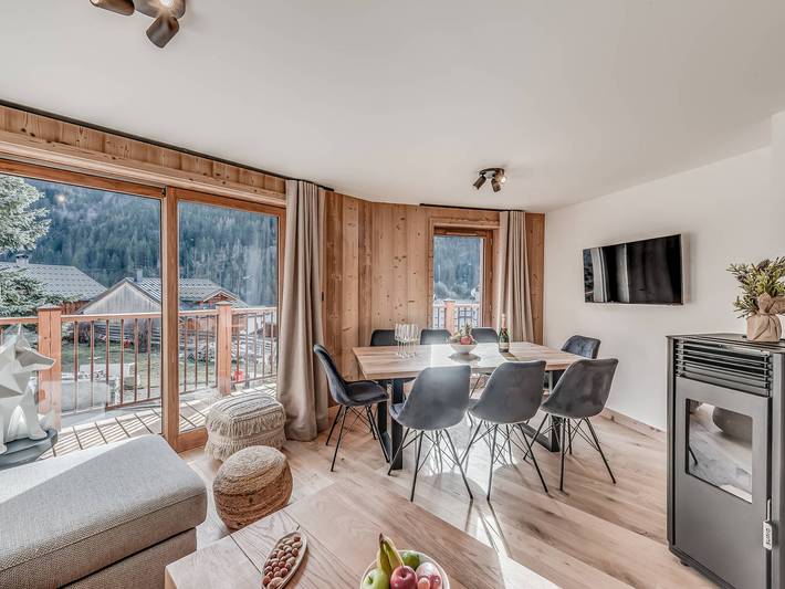 Ganze Wohnung, Gemütliche Wohnung in Champagny-en-Vanoise, Balkon, 6 Pers, WLAN in Champagny-en-Vanoise, Vanoise-Massiv