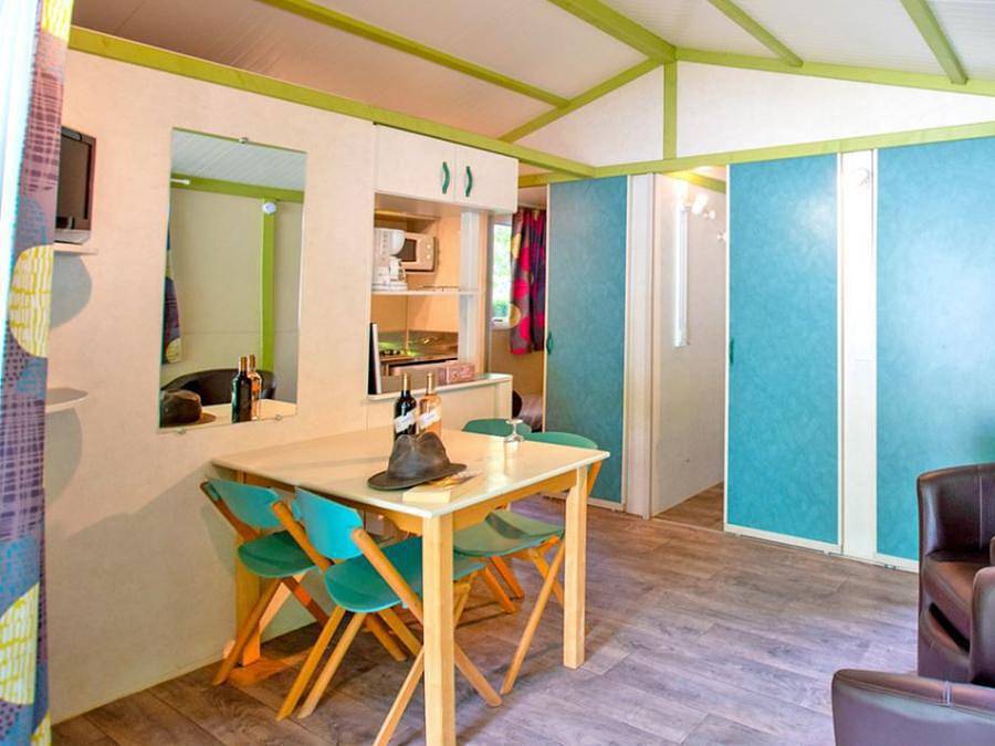 Camping Les Eaux Chaudes - Chalet 5 personen - Classic 35m² in Digne-les-Bains, Alpes-de-Haute-Provence