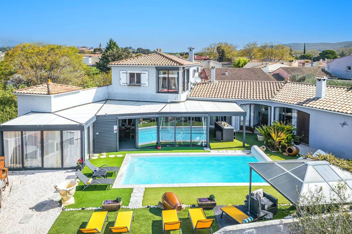 Villa pour 8 personnes avec jardin in Plaissan, Région de Lodève