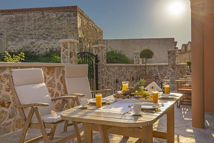 Ferienhaus für 4 Personen, mit Garten und Balkon, mit Haustier auf Rhodos