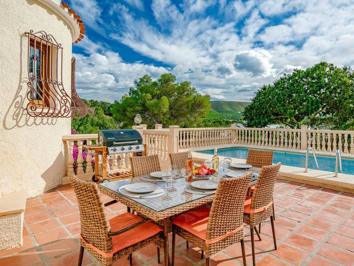 Ferienhaus für 6 Personen, mit Terrasse und Ausblick in Jávea - 2