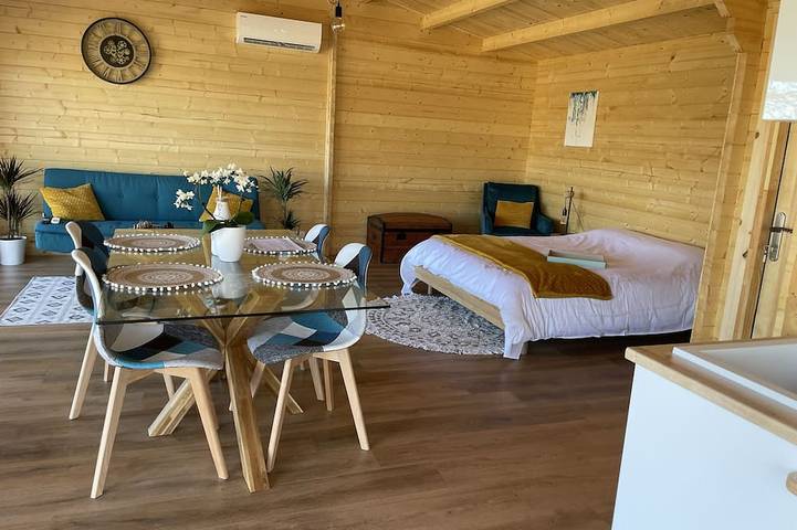 Chalet pour 4 personnes, avec jacuzzi ainsi que terrasse et jardin dans le Tarn - 3