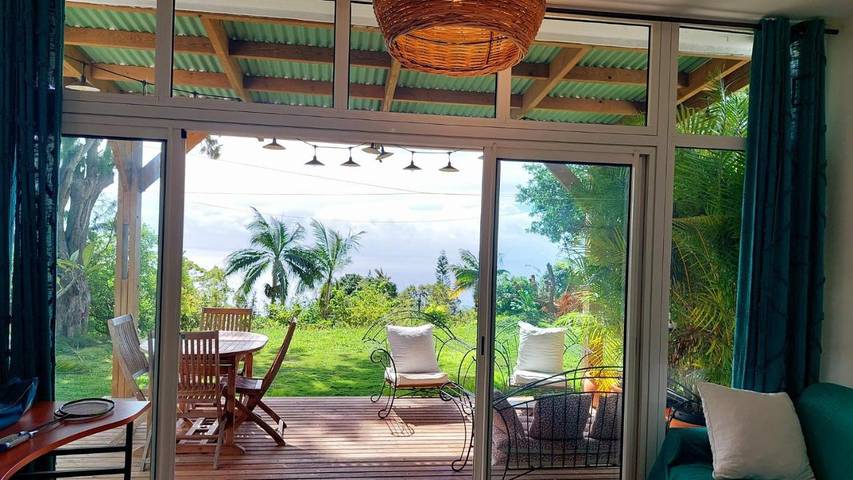 Maison de vacances pour 8 personnes, avec vue ainsi que terrasse et jardin