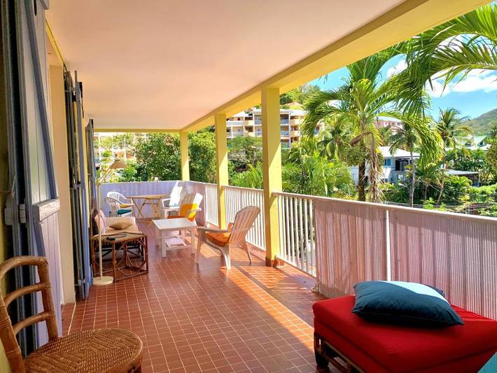 Villa pour 7 personnes, avec jardin ainsi que balcon et vue