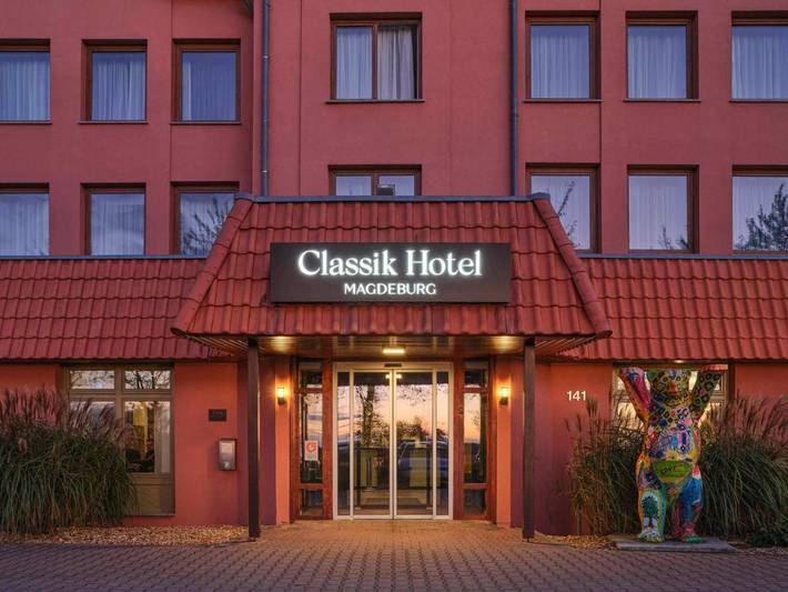 Hotel dla 2 osób, z sauna i taras w Magdeburg