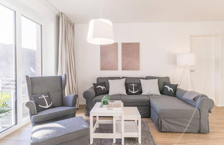 Ganze Wohnung, Gemütliches Wohnen in der neuen Ferienwohnung "Zur Flaschenpost" in Hafen Büsum, Büsum