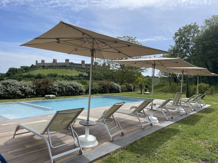 Gîte pour 2 personnes, avec piscine et jardin, animaux acceptés à Monteriggioni - 4