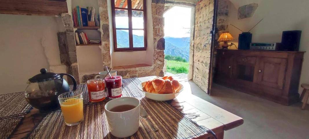 Maison de vacances pour 4 personnes, avec Terrasse ainsi que Jardin et Vue