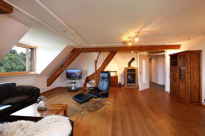 Ferienwohnung für 6 Personen, mit Ausblick und Sauna sowie Balkon in Görwihl