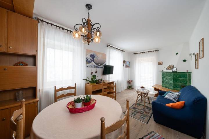 Appartamento per 7 persone, con Balcone e Terrazza nonché Panorama a Tesero
