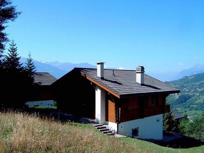 Gîte pour 7 personnes, avec balcon ainsi que sauna et vue à Icogne - 2