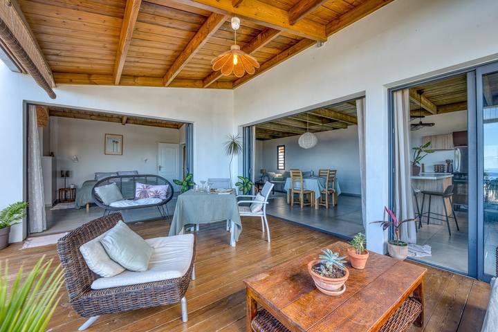 Villa Lady seaview - Terrasse - Vue mer in Saint-Leu, Île de la Réunion