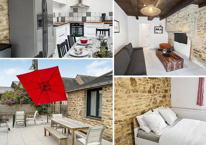 Location de vacances pour 9 personnes, avec terrasse et jardin à Elven - 2