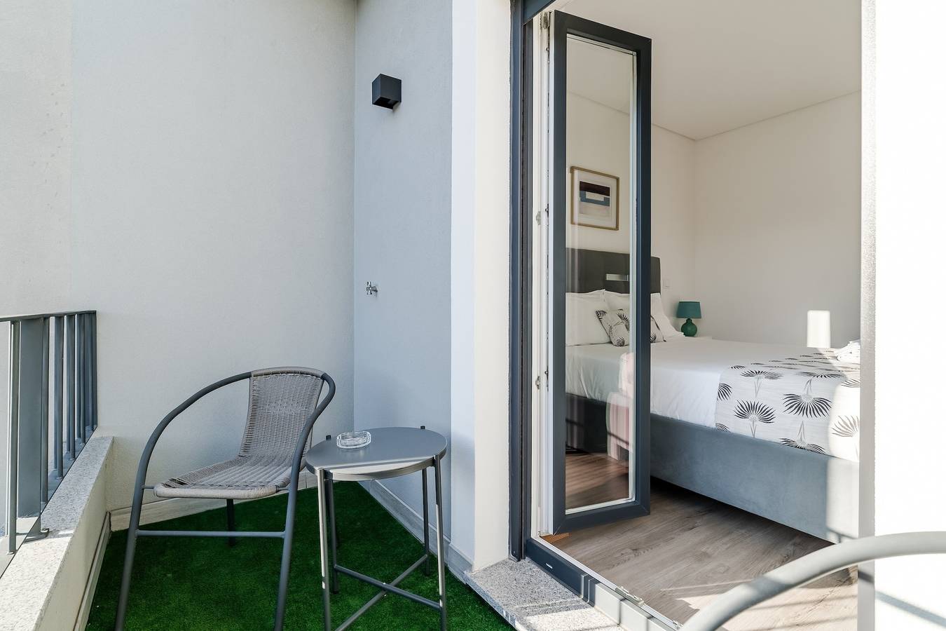 Zimmer 'Quarto 1' mit Gemeinschaftsgarten, Wlan und Klimaanlage in Braga, Braga Distrikt