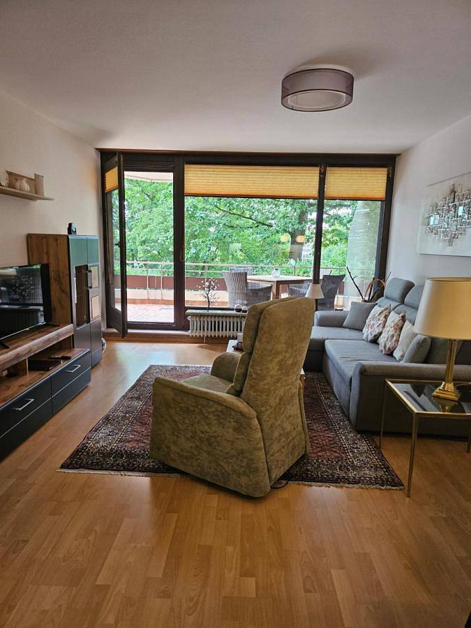Ferienwohnung für 2 Personen, mit Terrasse und Pool sowie Sauna und Ausblick