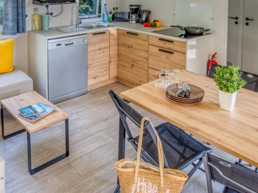 Camping La Mignardiere - Mobilhome 6 personas - Familia Clim in Ballan-Miré, Región de Tours