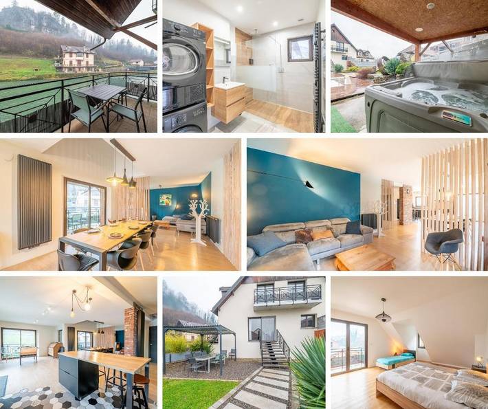 Location de vacances pour 11 personnes, avec Balcon et Jacuzzi ainsi que Terrasse et Jardin à Ornans - 2