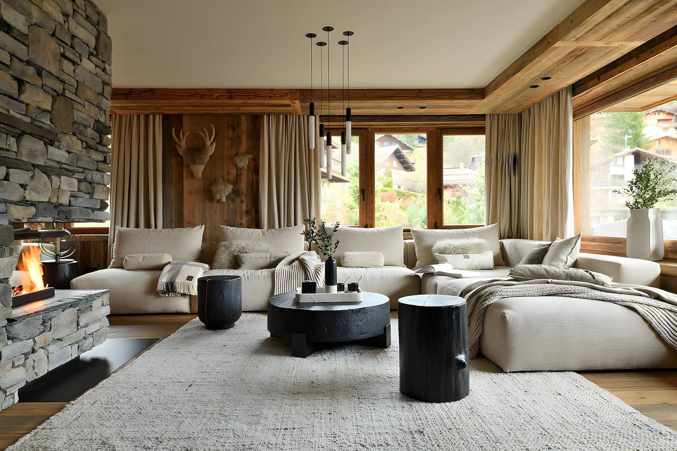 Chalet Enigma - Luxe au pied des pistes pour 17 personnes avec spa in La Clusaz, Région d'Annecy