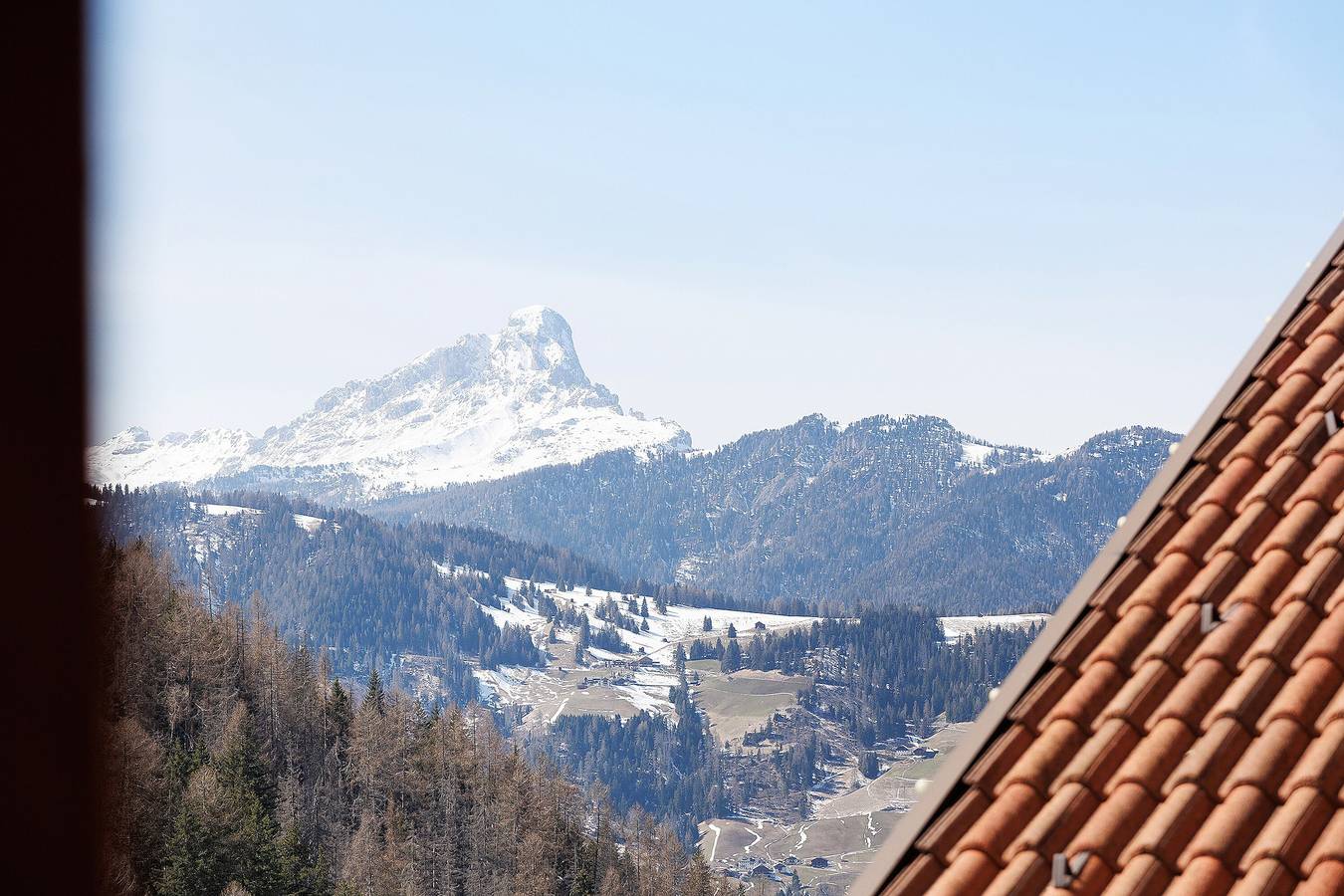 Appartement entier, Appartement "Ciasa Mirio Pars" avec vue sur les montagnes, Wi-Fi et balcon in Rumestluns, La Valle