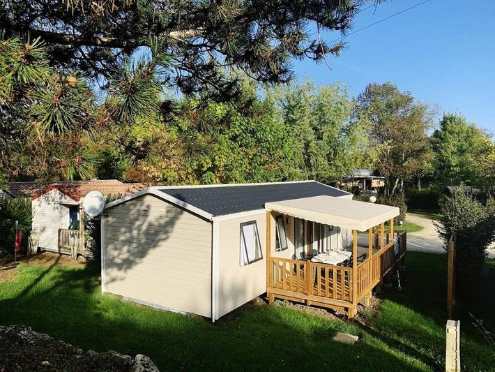 Mobil home pour 8 personnes, avec bassin pour enfant à Montpon-Ménestérol - 3
