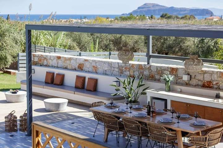 Ferienhaus für 9 Personen, mit Balkon