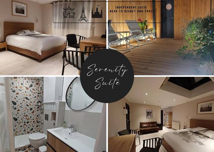 Location de vacances pour 4 personnes, avec Terrasse et Jardin à Bussy-Saint-Georges