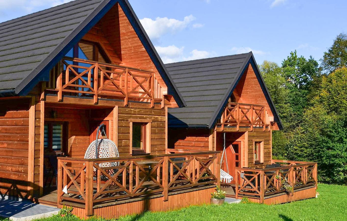 Maison de vacances pour 6 personnes avec jardin in Petite-Pologne