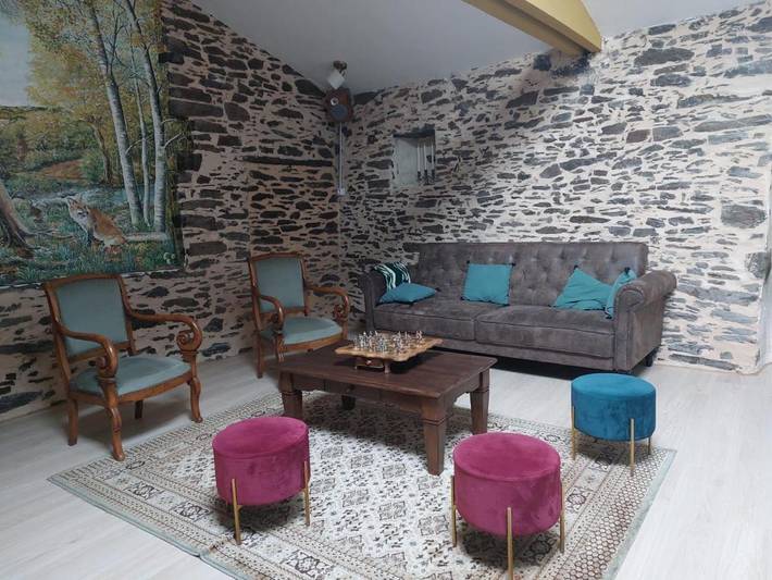 Maison de campagne pour 5 personnes, avec jardin, animaux acceptés