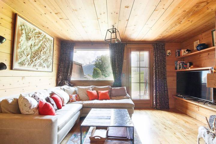 Gîte pour 8 personnes, avec Balcon ainsi que Terrasse et Jardin à Les Houches - 2