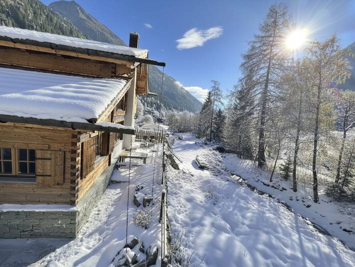 Ferienhaus für 4 Personen, mit Garten und Terrasse sowie Sauna am Großglockner