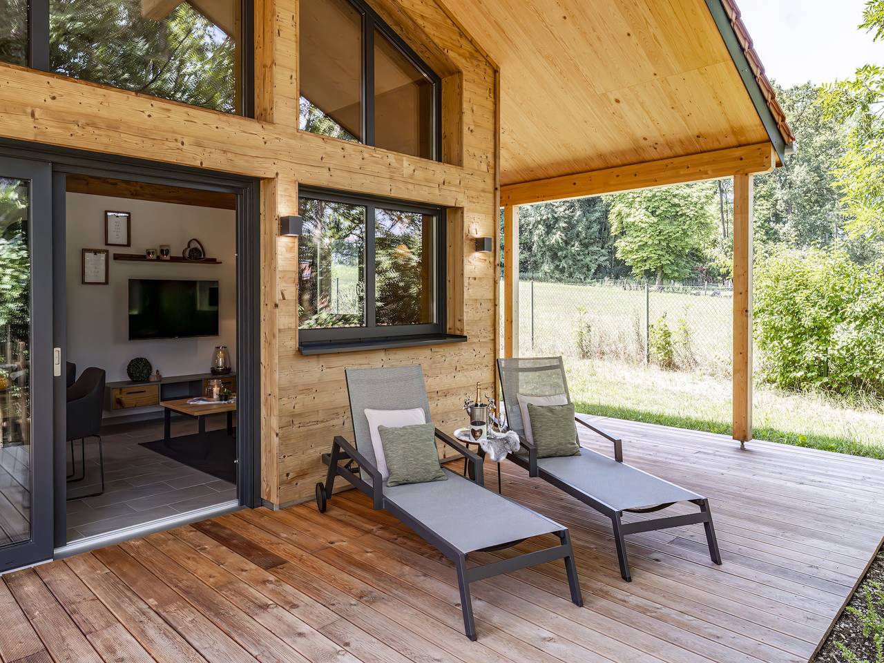 Ebenerdiges Chalet im Vital Camp Bayerbach in Bayerbach, Bayerische Golf und Thermenland