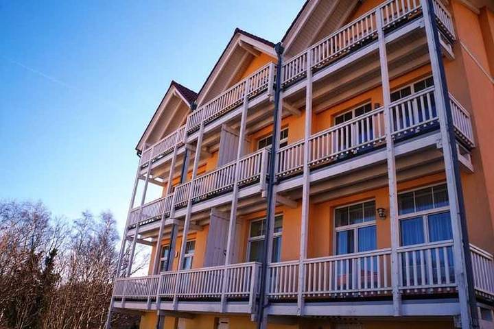 Ferienhaus mit Meerblick für 3 Personen, mit Seeblick und Balkon sowie Ausblick in Göhren - 4