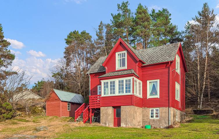 Ferienhaus für 8 Personen, mit Garten in Jondal
