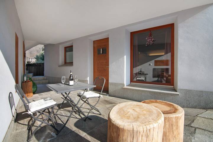 Ferienwohnung für 4 Personen, mit Seeblick in Bergell