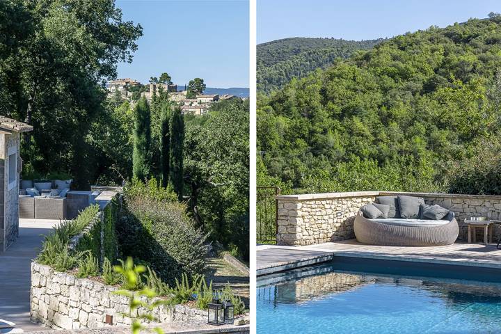 Location de vacances pour 12 personnes, avec jardin et piscine, adapté aux familles à Ménerbes - 2