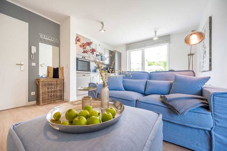 Ganze Wohnung, Revier Albatros - Villa Zweite Heimat | Appartement Herzzeit am Meer in Lohme, Nationalpark Jasmund