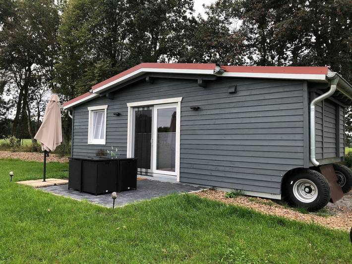 Camping für 4 Personen, mit Terrasse und Garten in der Lüneburger Heide