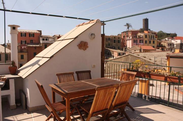 Appartamento per 4 persone, con Terrazza e Panorama a Vernazza
