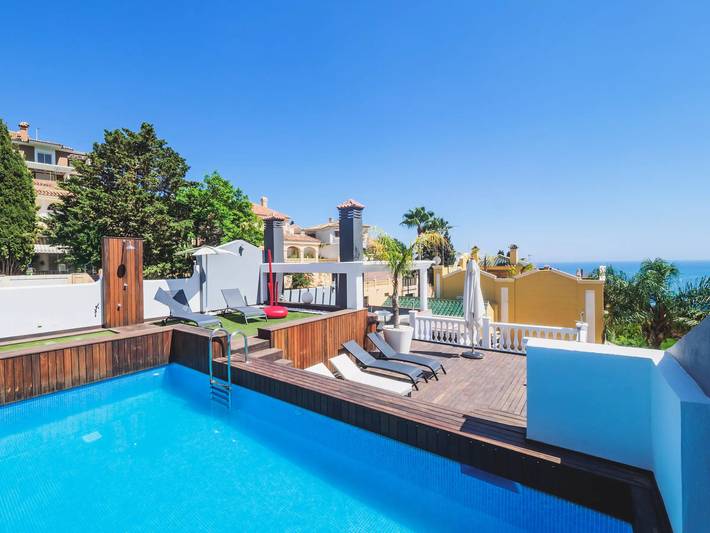 Villa für 8 Personen, mit Garten in Malaga