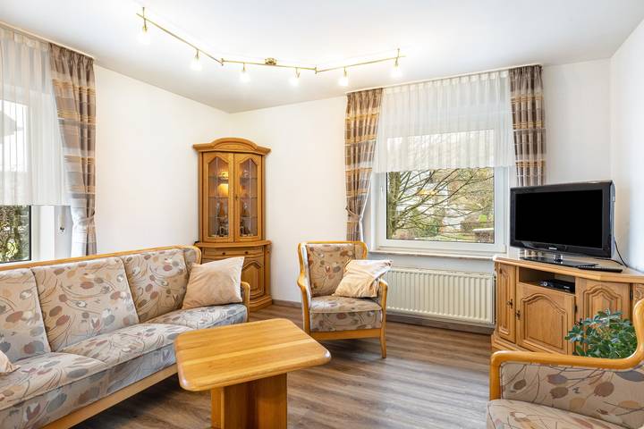 Ferienwohnung für 5 Personen, mit Garten und Sauna