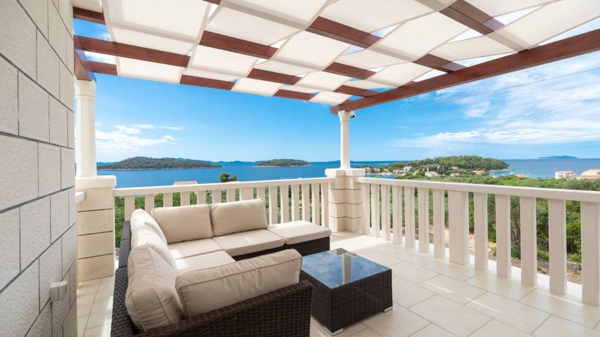 Villa pour 12 personnes, avec terrasse et jardin en Korcula - 3