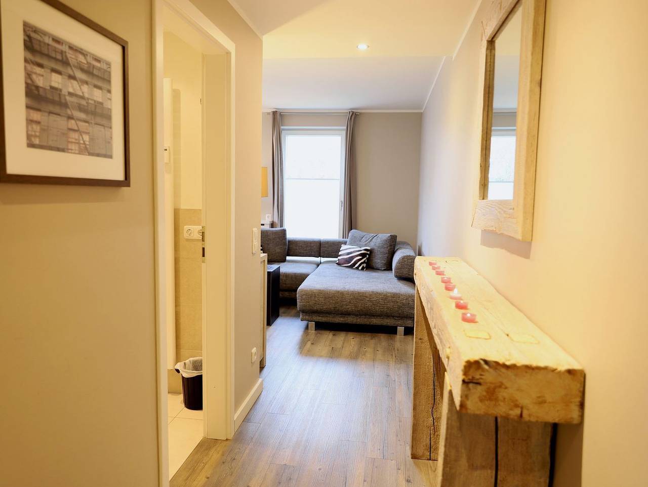 Ganze Wohnung, Modernes 2-Zi.-App. mit Terrasse und Tiefgaragenstellplatz in Westerland in Westerland, Sylt (Gemeinde)