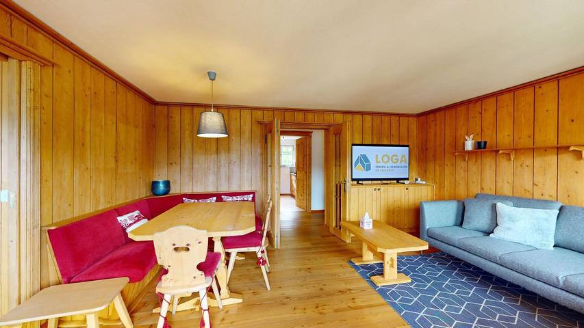 Ferienwohnung für 4 Personen, mit Ausblick und Balkon in Celerina - 2