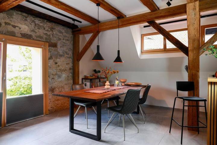 Ferienwohnung für 6 Personen, mit Terrasse und Garten sowie Ausblick in Iphofen - 4