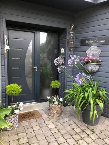 Gîte pour 4 personnes, avec vue et jardin à Le Tilleul