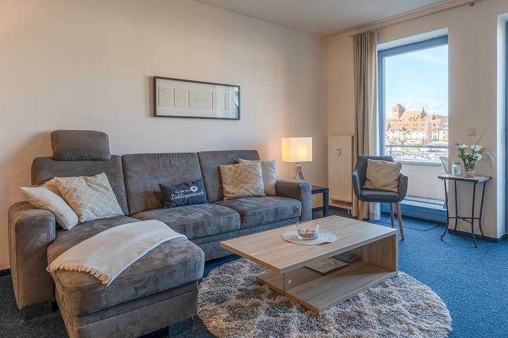 Ferienwohnung für 3 Personen, mit Seeblick und Sauna sowie Balkon an der Müritz - 4